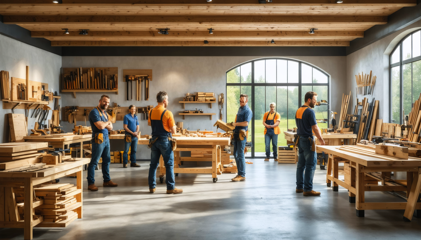 découvrez le nouvel atelier de craponne-sur-arzon dédié à la construction en bois. participez à des sessions pratiques pour apprendre les techniques modernes et durables de construction, tout en valorisant le savoir-faire local. rejoignez-nous pour une expérience enrichissante au cœur de l'innovation écologique.