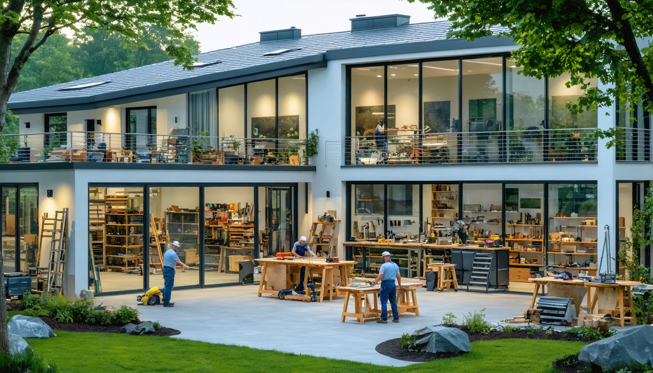 découvrez la transformation de la maison houeyes à peyrehorade avec son nouvel atelier de menuiserie en aluminium. artisanat moderne et innovation se réunissent pour offrir des créations uniques et durables. explorez un espace où tradition et modernité s'entrelacent pour répondre à vos besoins en aménagement.