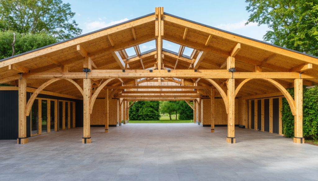 découvrez l'achèvement de la charpente en bois de l'extension de la salle des fêtes de cléguer, un projet qui allie tradition et modernité pour offrir un espace accueillant et fonctionnel à la communauté. plongez dans les détails de cette réalisation architecturale.