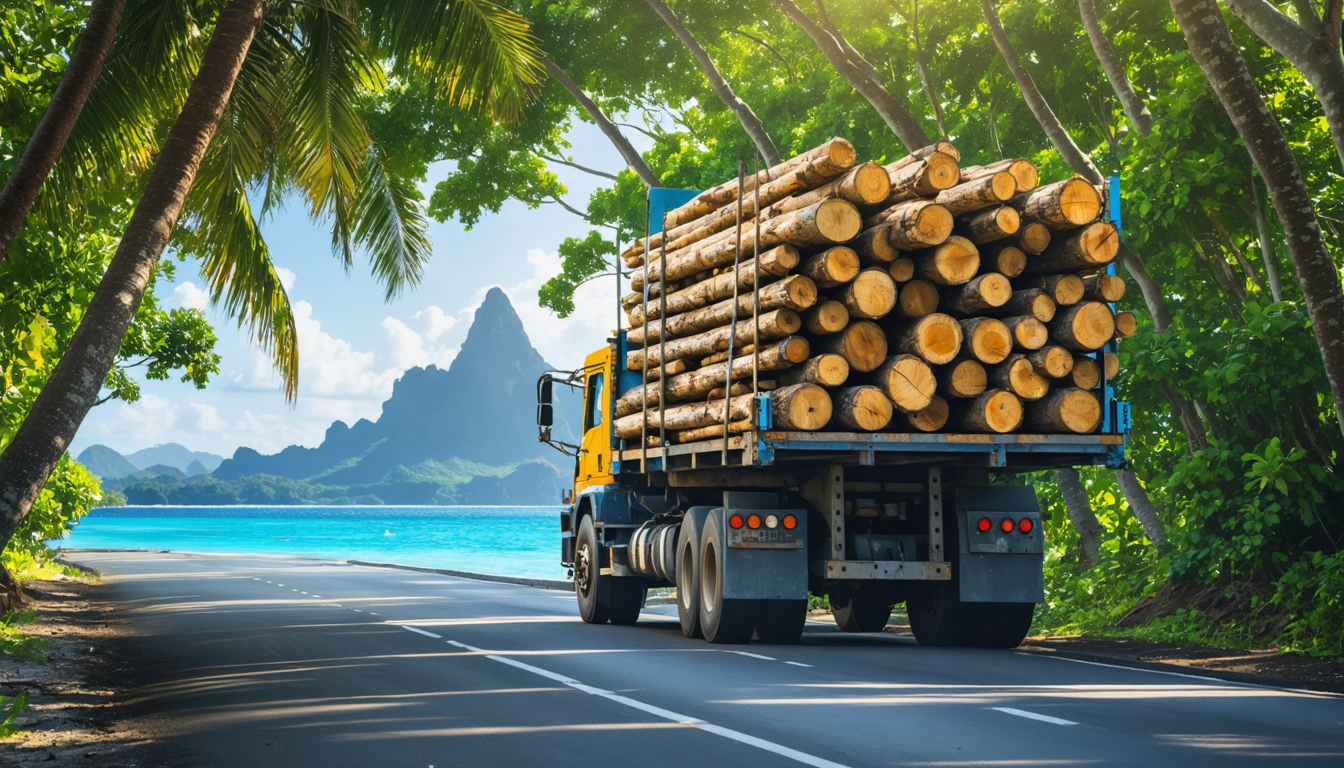 découvrez comment des centaines de mètres cubes de bois traversent les océans pour la construction des charpentes d'un complexe hôtelier à bora-bora. un projet ambitieux qui allie design moderne et respect de l'environnement dans un cadre paradisiaque.