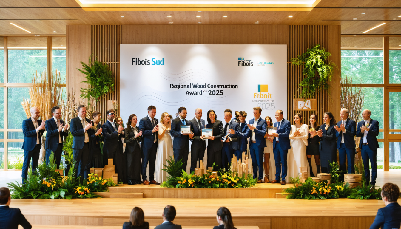 découvrez les lauréats du prix régional de la construction bois 2025, un événement marquant organisé par fibois sud, mettant en lumière les réalisations innovantes et durables dans le secteur du bâtiment en bois.