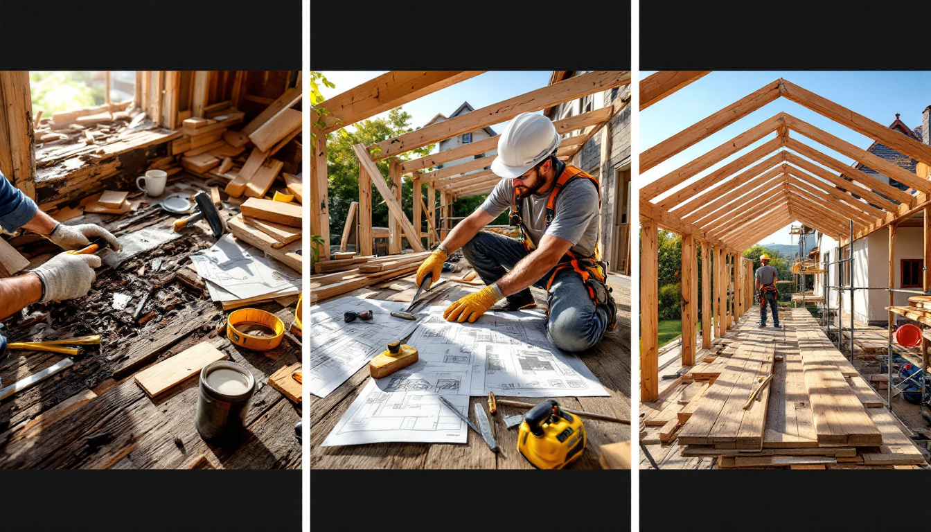 découvrez les étapes essentielles pour réussir la rénovation de votre charpente en bois. ce guide complet vous accompagne à travers l'analyse, le choix des matériaux et les techniques de restauration, assurant une structure solide et durable. améliorez l'esthétique et la sécurité de votre habitation grâce à des conseils d'experts.
