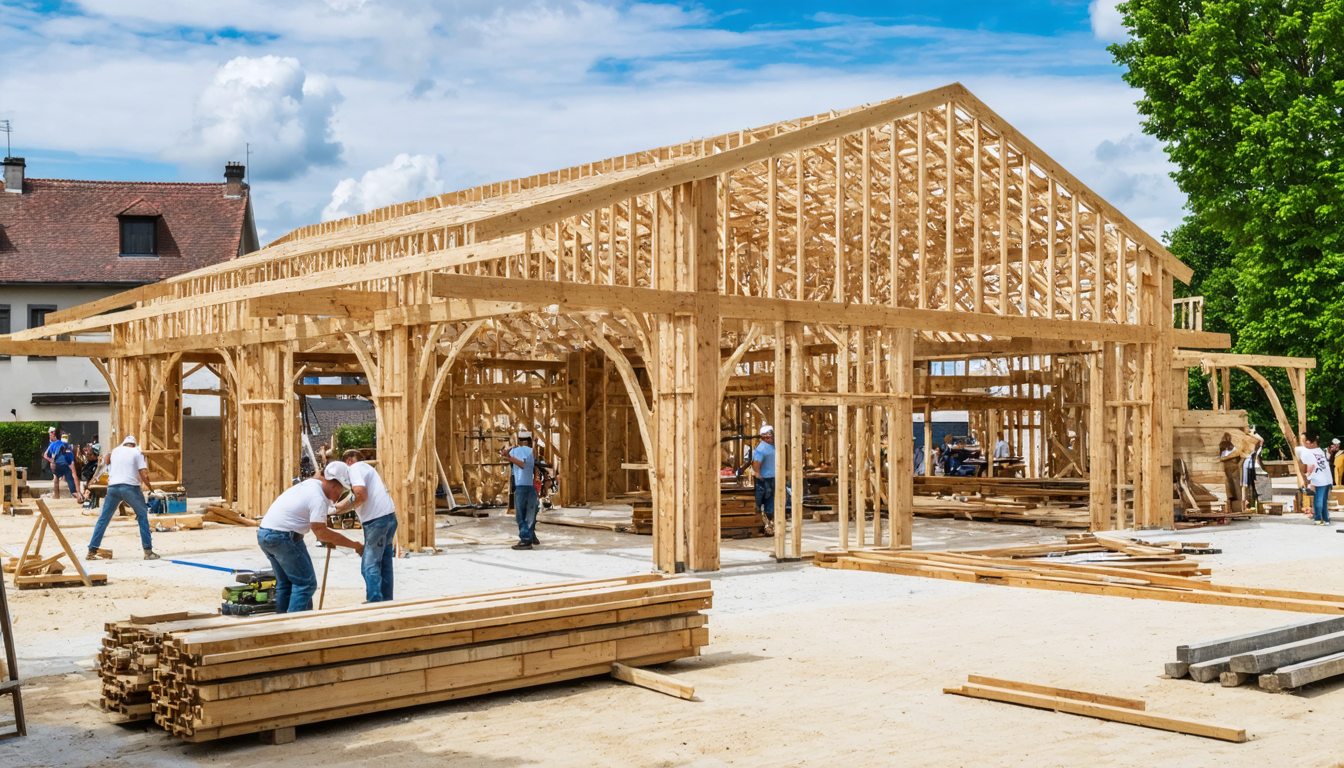 découvrez la construction de la halle en bois à mauges-sur-loire, un projet ambitieux qui prend forme sur la place de la févrière. plongez dans l'architecture locale et suivez l'évolution de cet édifice emblématique.