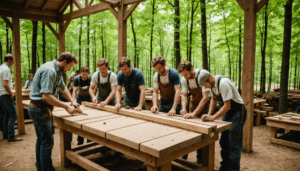 découvrez la formation innovante d'aplomb en isère, qui vous emmène du bois des forêts aux charpentes. apprenez les techniques durables pour travailler le bois et façonner des structures solides et esthétiques. rejoignez-nous pour explorer le savoir-faire artisanal et la passion du métier!