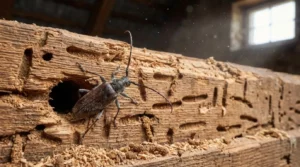 Le capricorne de charpente : qui est-il et comment s’en débarrasser ?