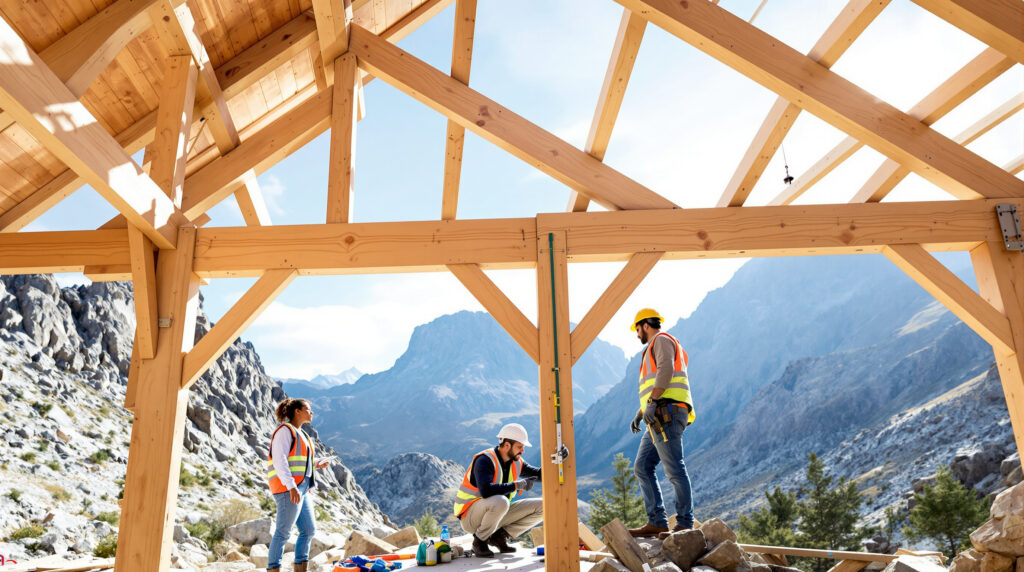 découvrez quel type de charpente offre la meilleure résistance aux vents forts en montagne pour assurer la sécurité et la durabilité de votre construction.
