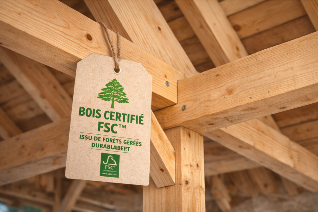Charpente en bois écologique