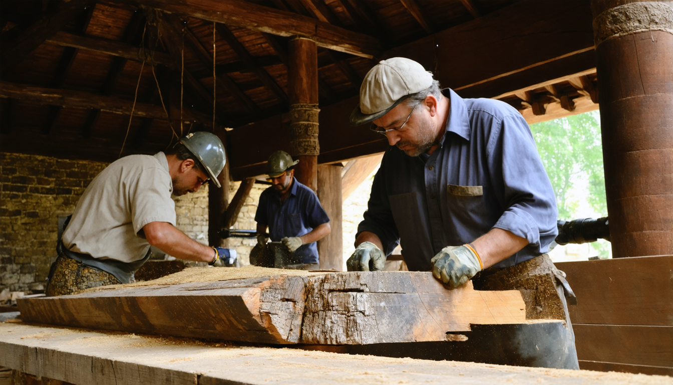 confiez la restauration et la rénovation de vos charpentes patrimoniales à tours à un charpentier spécialisé, alliant savoir-faire traditionnel et techniques modernes pour préserver votre patrimoine.
