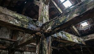 Charpente pourrie