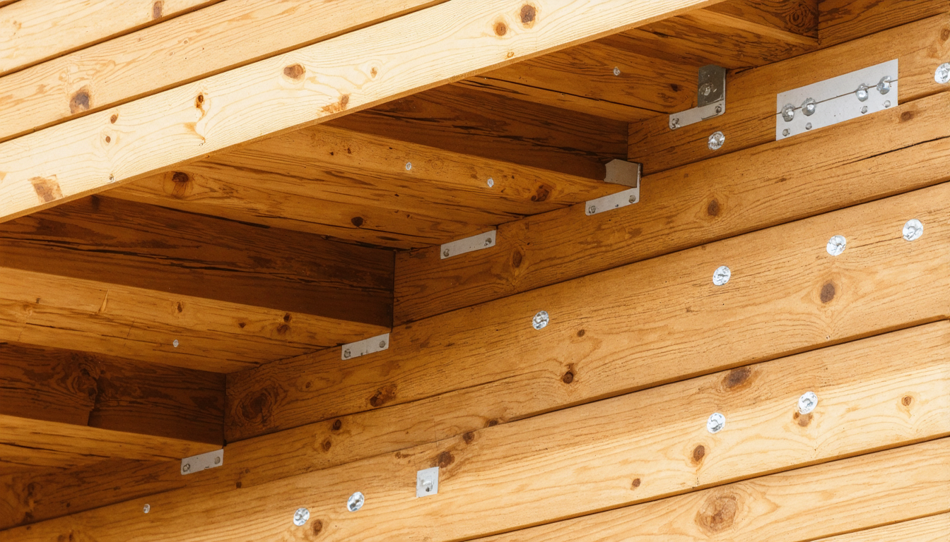 charpentiers, découvrez nos solutions pour sécuriser efficacement vos charpentes en bois destinées aux toitures plates et garantir leur durabilité.