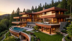 Le bois offre souvent un rendu plus luxueux que le métal en charpente