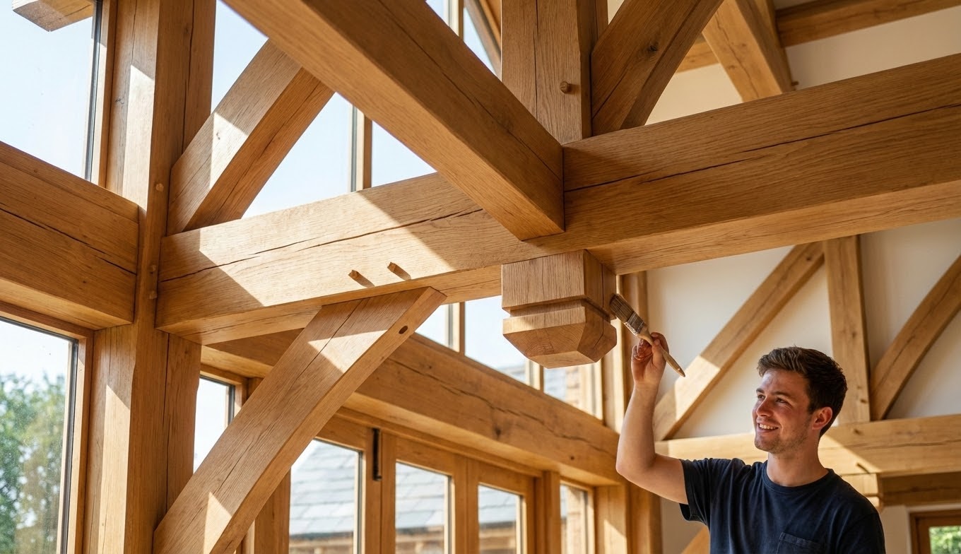 charpente en bois neuve
