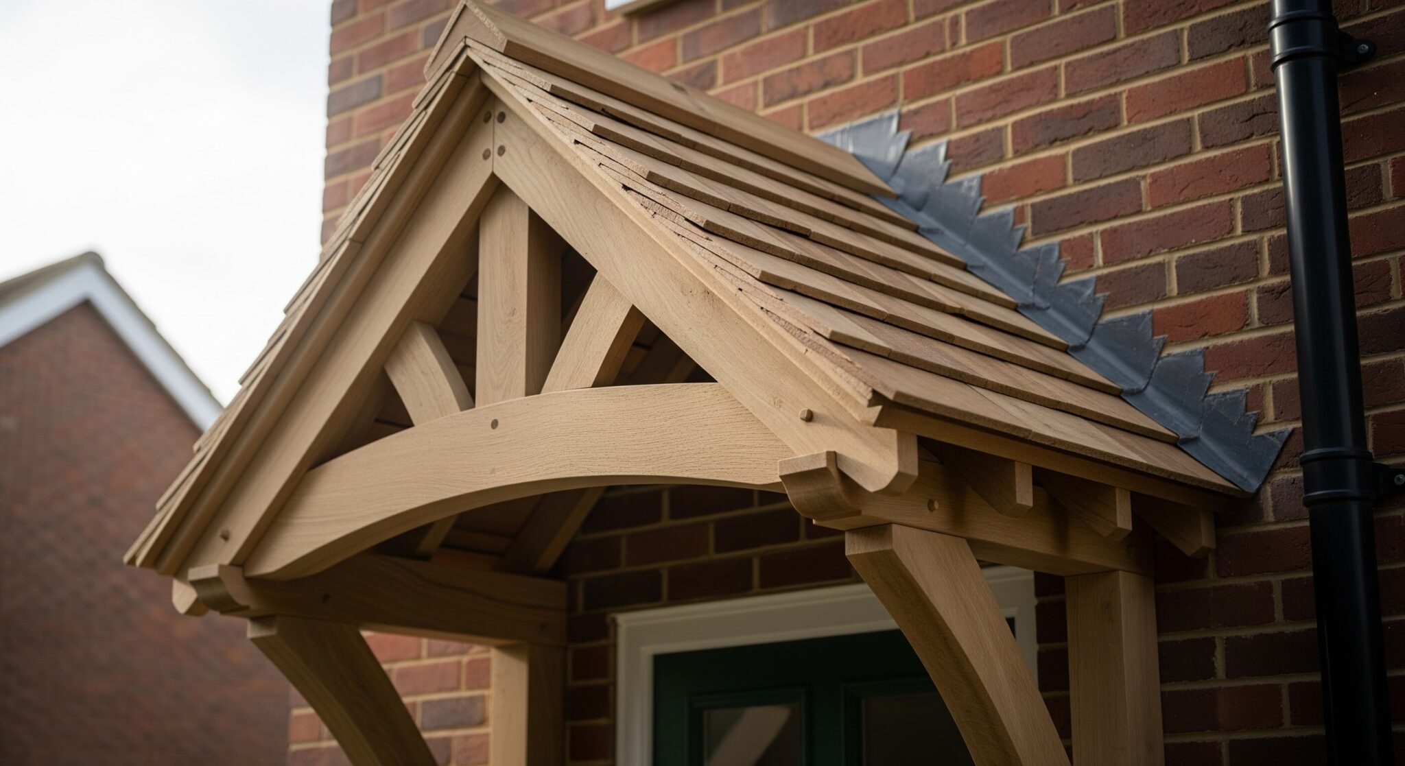 Comment fabriquer une marquise en bois pour sa porte ?