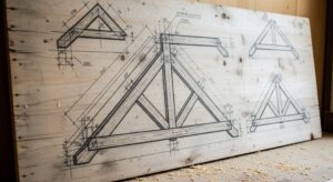 Les principales pièces d'une charpente en bois