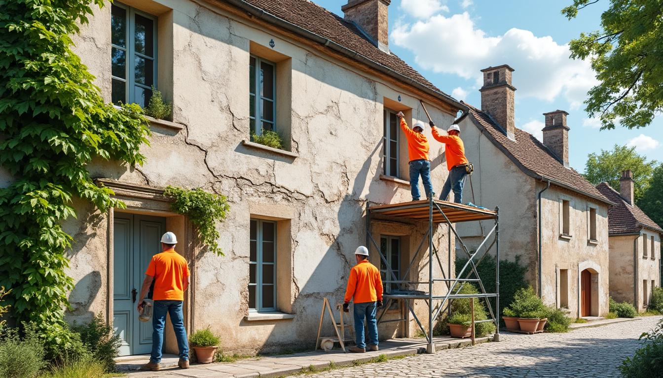 ravalement de façade à collégien : préservez la beauté et la solidité de votre maison dans cette commune paisible, où l'entretien du bâti est une véritable fierté.