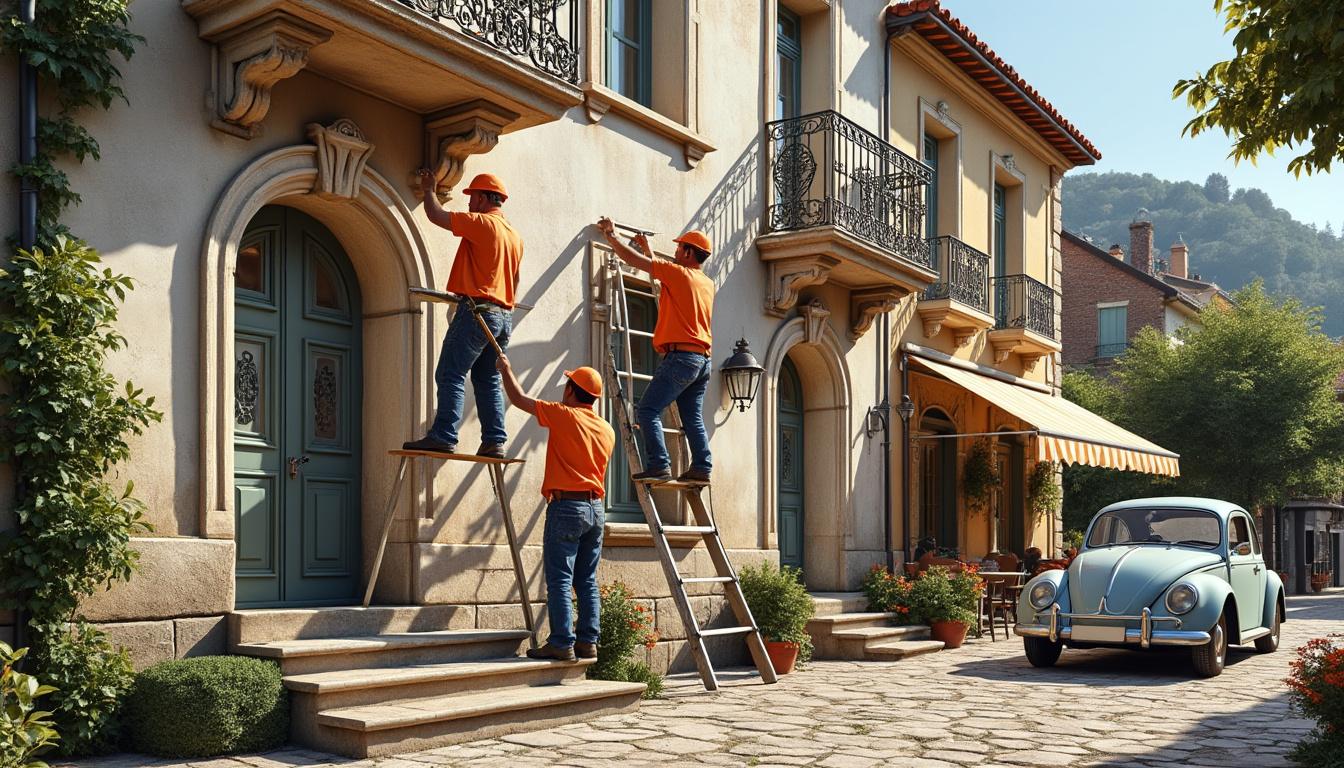 découvrez le ravalement de façade à nangis, un service essentiel pour préserver le charme des maisons de caractère et refléter l'animation du marché local, véritable identité du bourg.
