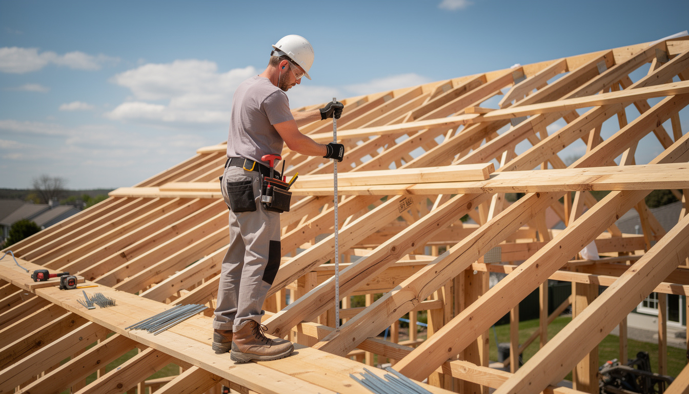 apprenez à calculer facilement une charpente en bois à deux pentes grâce à notre guide complet. découvrez les méthodes, les outils et les conseils pour réussir votre construction.
