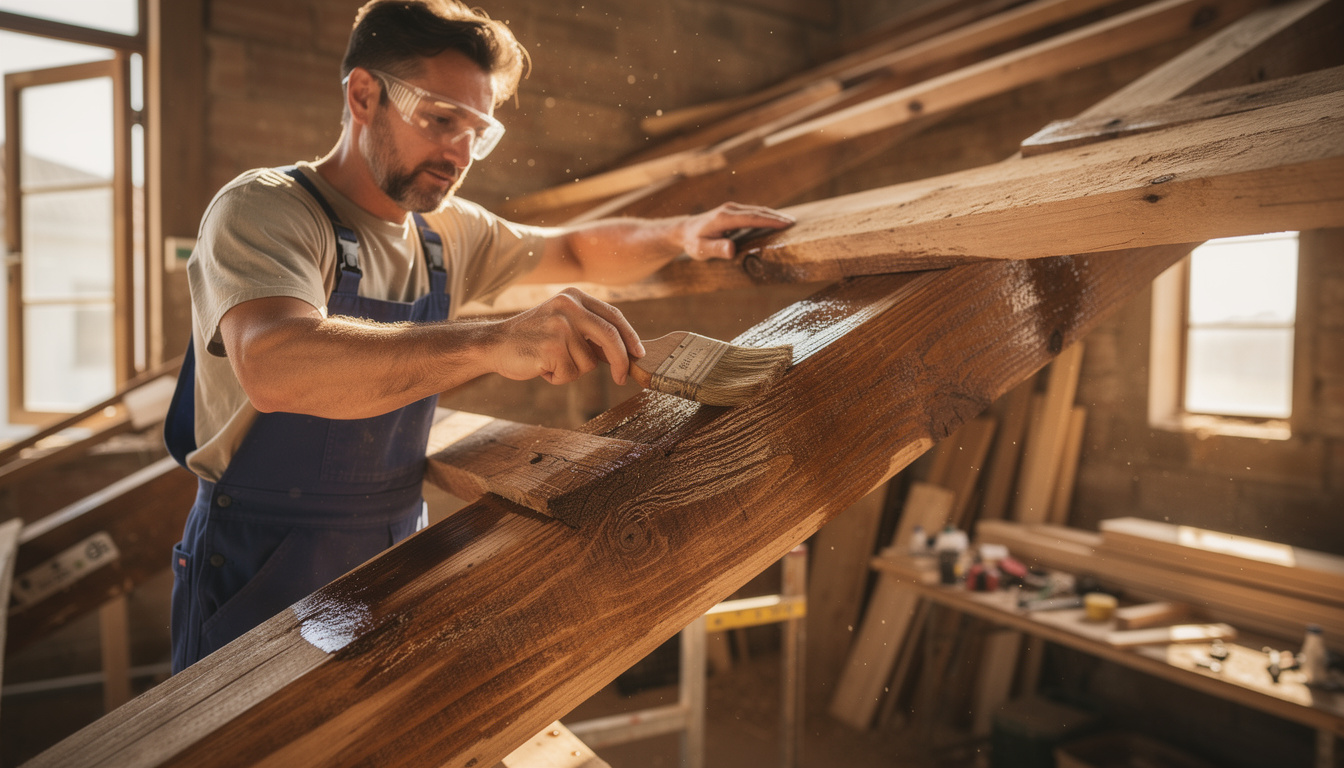 découvrez comment appliquer efficacement de l'huile de lin sur du bois de charpente pour le protéger et le nourrir en profondeur. conseils pratiques et étapes simples.