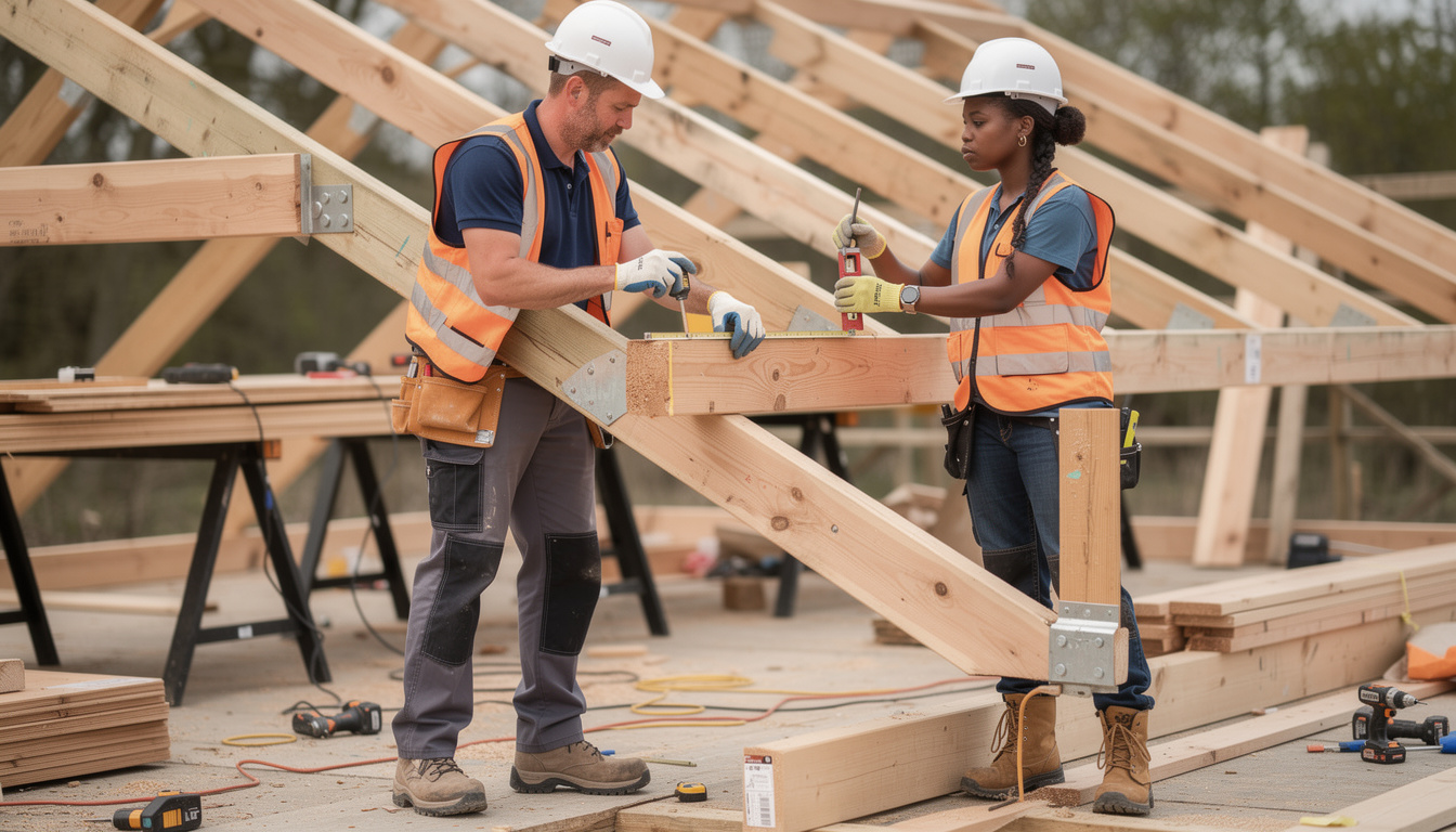 découvrez le rôle essentiel d'une jambe de force en charpente pour assurer la stabilité et la solidité des structures en bois.