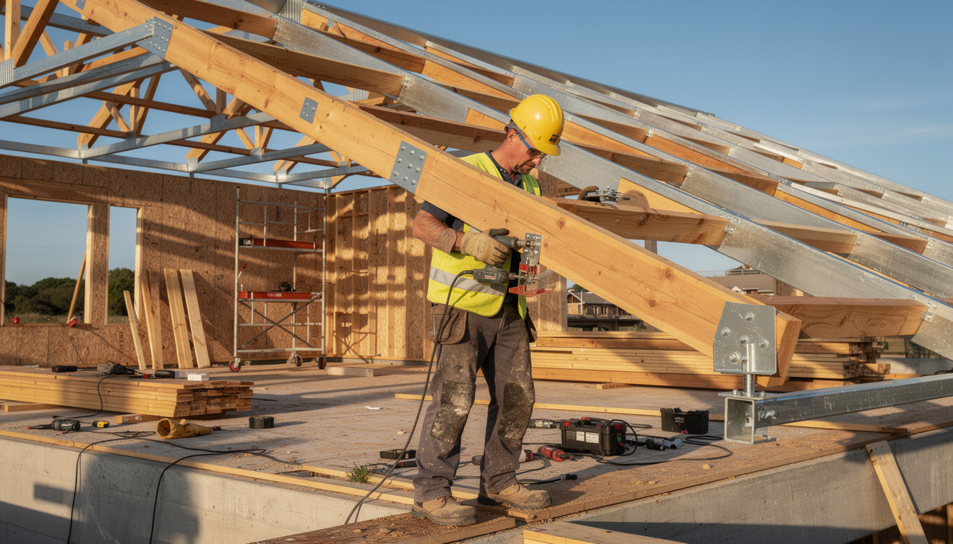 découvrez comment l'alliance du bois et du métal optimise la solidité et l'esthétique des charpentes pour des constructions durables et modernes.