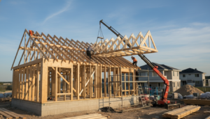 maison travaux de pose charpente fermette bois