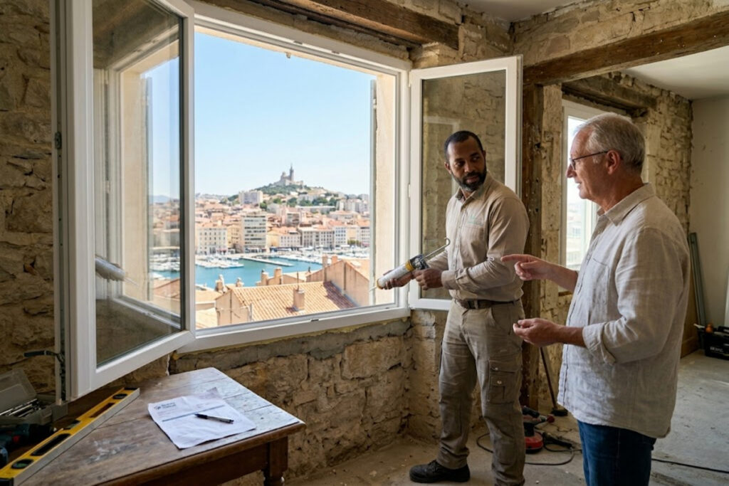 Les menuiseries PVC offrent une meilleure isolation thermique et améliorent l'esthétique de l'habitation