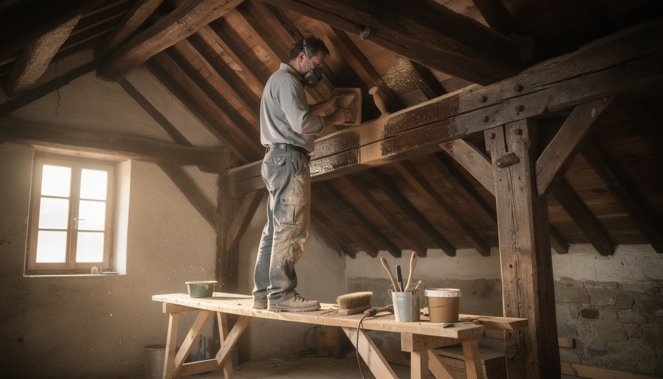 découvrez comment identifier les signes révélateurs d’un ancien problème structurel dans une charpente en bois pour assurer la sécurité et la durabilité de votre construction.