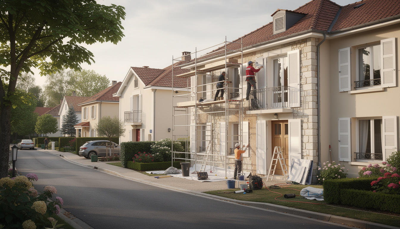 expert en ravalement de façade à ormesson-sur-marne, nous respectons le cadre résidentiel tout en valorisant votre bien pour lui offrir un nouvel éclat et une meilleure protection.