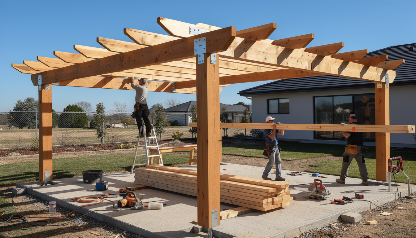 découvrez comment construire un avent, un auvent ou une pergola en ossature bois pour embellir et protéger votre extérieur avec style et durabilité.