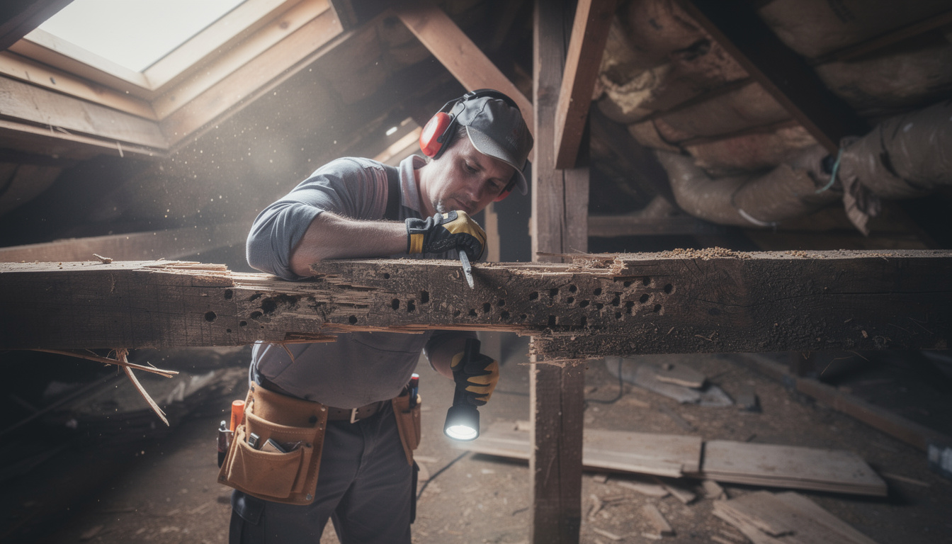 découvrez comment identifier une charpente en bois attaquée avec nos conseils pratiques pour détecter les signes de détérioration et préserver la solidité de votre structure.