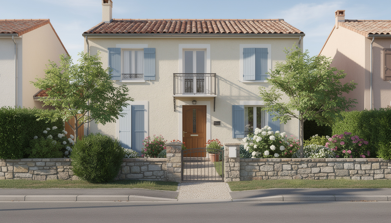 découvrez un ravalement de façade soigné à la ville-du-bois, mettant en valeur chaque détail dans un cadre pavillonnaire harmonieux et attrayant.