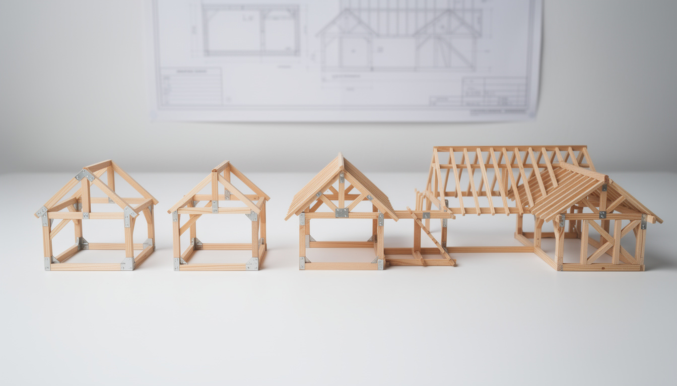 découvrez nos charpentes bois en kit prêtes à poser, idéales pour une construction rapide et facile. achetez une charpente bois de qualité, durable et esthétique pour vos projets de toiture.