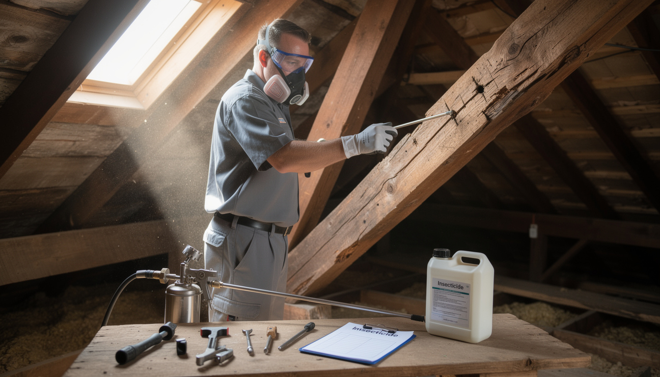 découvrez la durée de vie d'un traitement de charpente et la fréquence recommandée pour son renouvellement afin de protéger efficacement votre bois contre les insectes et l'humidité.