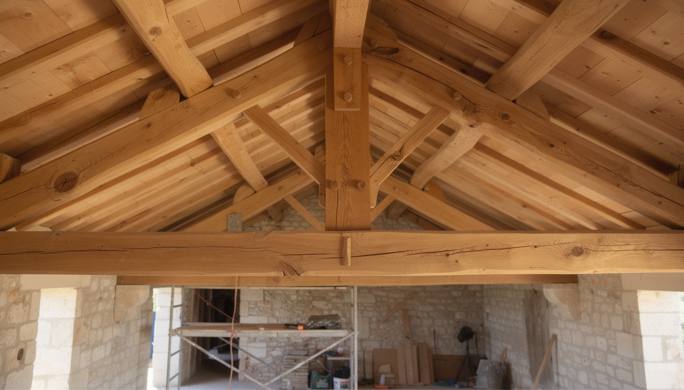 expert en rénovation de charpente pour vieille maison en nouvelle-aquitaine. redonnez solidité et charme à votre habitation avec nos services professionnels et adaptés.
