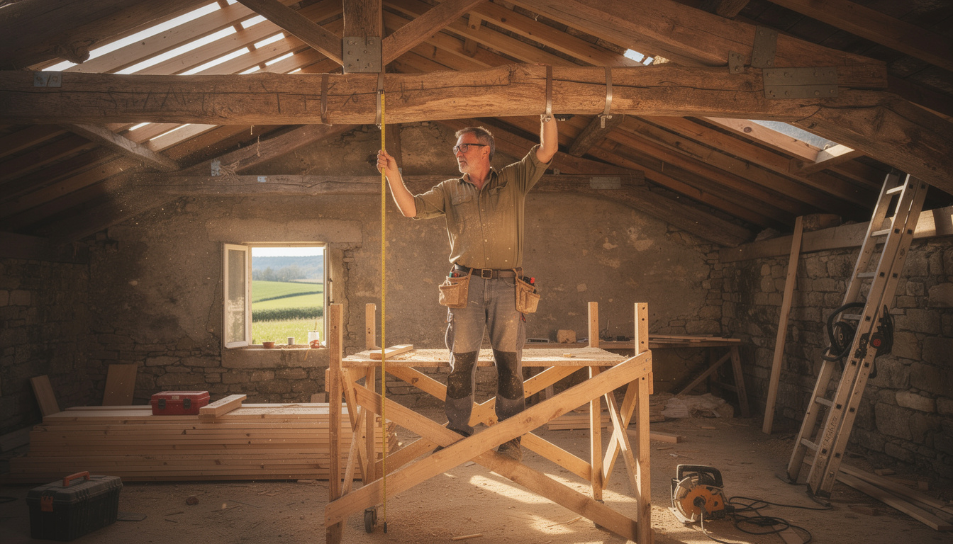 expertise en rénovation de charpente pour maisons anciennes en nouvelle-aquitaine, assurant solidité et préservation du patrimoine.